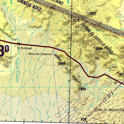 Ajo, 1991, 4th edition of JOG Air NI-12-10 at 250000 scale Preview 3