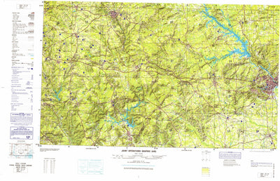 Athens, 1989, 4th edition of JOG Air NI-17-7 at 250000 scale Preview 1