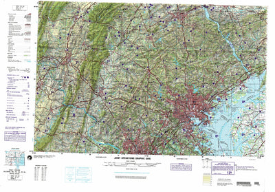 Baltimore, 1988, 2nd edition of JOG Air NJ-18-1 at 250000 scale Preview 1