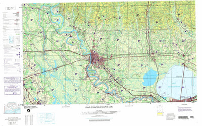 Baton Rouge, 1982, 2nd edition of JOG Air NH-15-6 at 250000 scale Preview 1