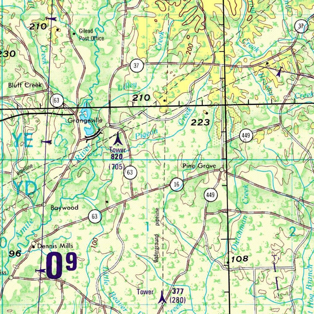 Baton Rouge, 1982, 2nd edition of JOG Air NH-15-6 at 250000 scale Map ...