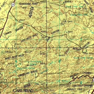 Carlsbad, 1987, 3rd edition of JOG Air NI-13-11 at 250000 scale Preview 3