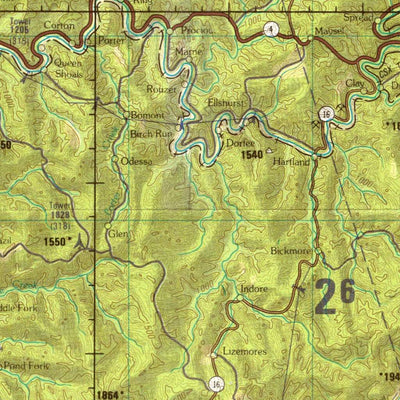 Charleston, 1989, 4th edition of JOG Air NJ-17-5 at 250000 scale Preview 2