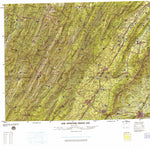 Charlottesville, 1988, 2nd edition of JOG Air NJ-17-6 at 250000 scale Preview 1