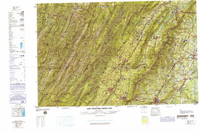 Charlottesville, 1988, 2nd edition of JOG Air NJ-17-6 at 250000 scale Preview 1