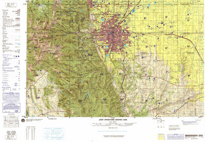 Denver, 1989, 2nd edition of JOG Air NJ-13-2 at 250000 scale Preview 1