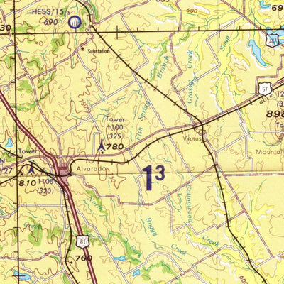 Dallas, 1977, 2nd edition of JOG Air NI-14-12 at 250000 scale Preview 2