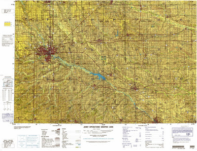 Des Moines, 1984, 1st edition of JOG Air NK-15-8 at 250000 scale Preview 1