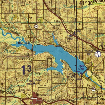Des Moines, 1984, 1st edition of JOG Air NK-15-8 at 250000 scale Preview 2