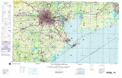 Houston, 1981, 4th edition of JOG Air NH-15-7 at 250000 scale Preview 1