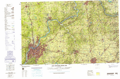 Louisville, 1990, 4th edition of JOG Air NJ-16-6 at 250000 scale Preview 1