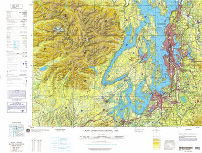 Seattle, 1981, 2nd edition of JOG Air NL-10-2 at 250000 scale Preview 1