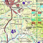 Santa Ana, 1999, 4th edition of JOG Air NI-11-8 at 250000 scale Preview 2