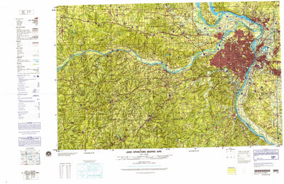 St. Louis, 1992, 2nd edition of JOG Air NJ-15-6 at 250000 scale Preview 1