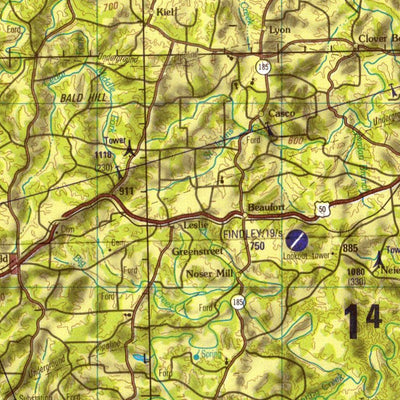 St. Louis, 1992, 2nd edition of JOG Air NJ-15-6 at 250000 scale Preview 2