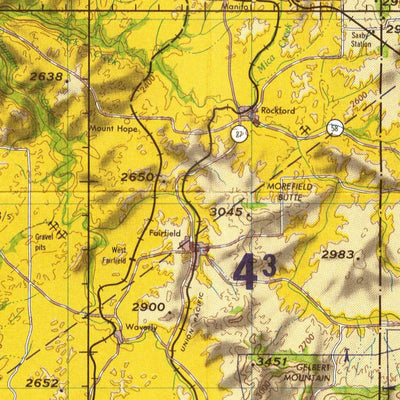 Spokane, 1975, 1st edition of JOG Air NL-11-2 at 250000 scale Preview 2