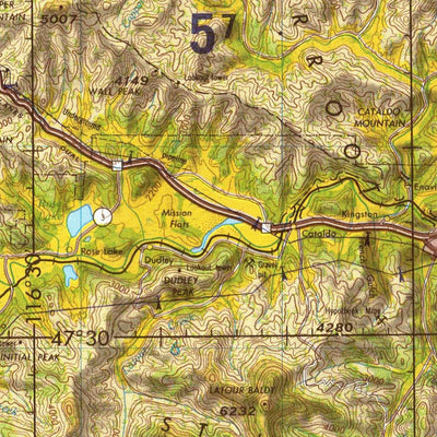 Spokane, 1975, 1st edition of JOG Air NL-11-2 at 250000 scale Preview 3
