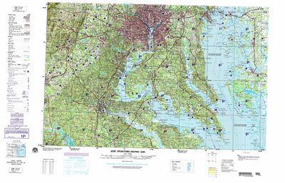 Washington D.C., 1990, 4th edition of JOG Air NJ-18-4 at 250000 scale Preview 1