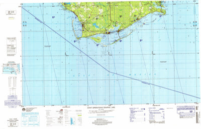 Apalachicola, 1998, 3rd edition of JOG Air NH-16-9 at 250000 scale Preview 1