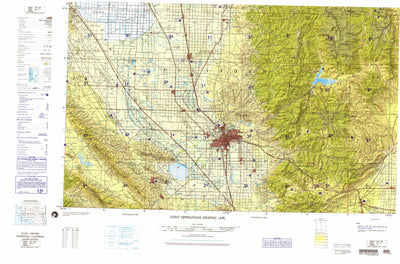 Bakersfield, 1991, 4th edition of JOG Air NI-11-1 at 250000 scale Preview 1