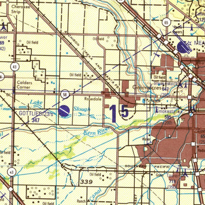 Bakersfield, 1991, 4th edition of JOG Air NI-11-1 at 250000 scale Preview 2