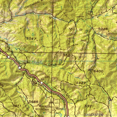 Bakersfield, 1991, 4th edition of JOG Air NI-11-1 at 250000 scale Preview 3