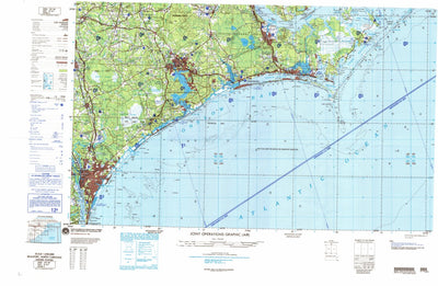 Beaufort, 1999, 6th edition of JOG Air NI-18-4 at 250000 scale Preview 1