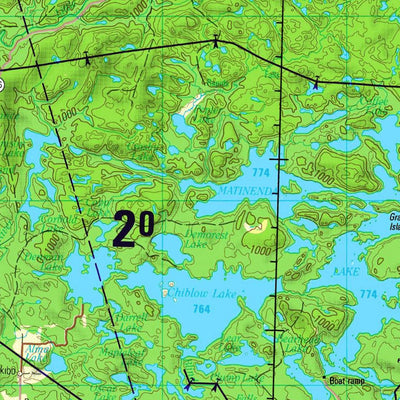 Blind River, 1999, 1st edition of JOG Air NL-17-4 at 250000 scale Preview 2
