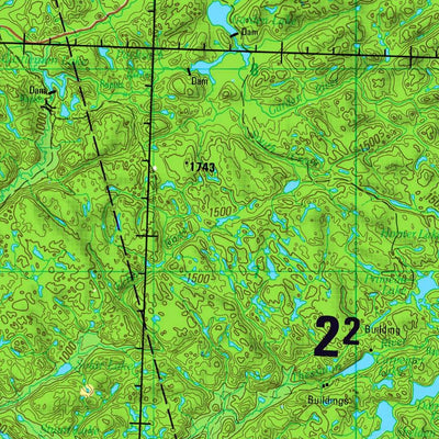 Blind River, 1999, 1st edition of JOG Air NL-17-4 at 250000 scale Preview 3