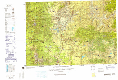 Bend, 1984, 1st edition of JOG Air NL-10-12 at 250000 scale Preview 1