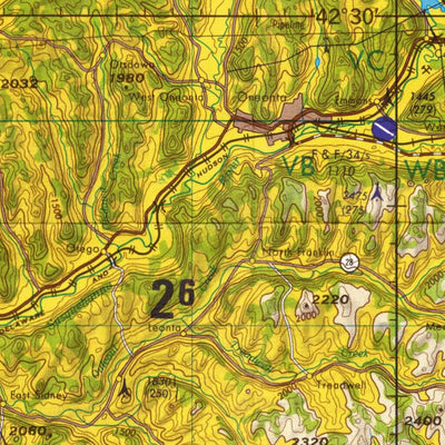 Binghamton, 1980, 2nd edition of JOG Air NK-18-5 at 250000 scale Preview 2