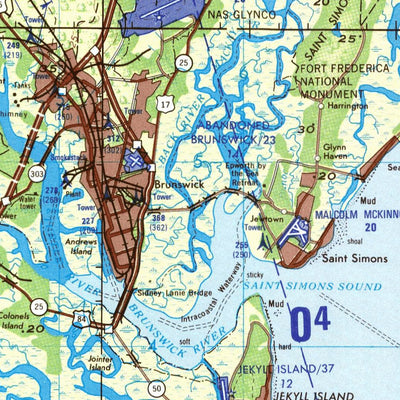 Brunswick, 1982, 3rd edition of JOG Air NH-17-2 at 250000 scale Preview 3