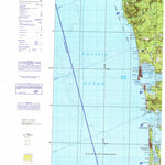 Copalis Beach, 1986, 1st edition of JOG Air NL-10-1,4 at 250000 scale Preview 1