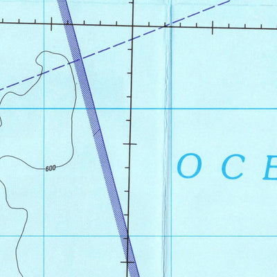 Copalis Beach, 1986, 1st edition of JOG Air NL-10-1,4 at 250000 scale Preview 2