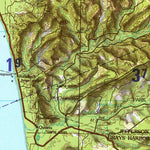 Copalis Beach, 1986, 1st edition of JOG Air NL-10-1,4 at 250000 scale Preview 3