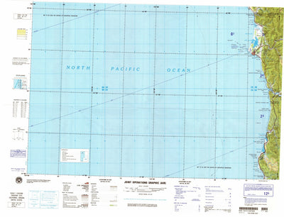 Crescent City, 1983, 1st edition of JOG Air NK-10-7 at 250000 scale Preview 1
