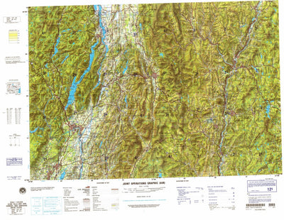 Glens Falls, 1983, 1st edition of JOG Air NK-18-3 at 250000 scale Preview 1