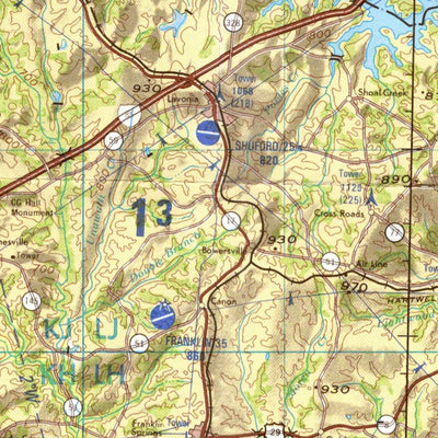 Greenville, 1984, 3rd edition of JOG Air NI-17-4 at 250000 scale Preview 2