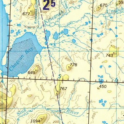 Hagemeister Island, 1989, 2nd edition of JOG Air NO-4-4 at 250000 scale Preview 3