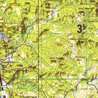 Hoquiam, 1988, 2nd edition of JOG Air NL-10-5 at 250000 scale Preview 3