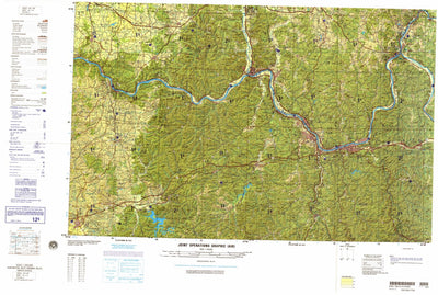 Huntington, 1989, 4th edition of JOG Air NJ-17-4 at 250000 scale Preview 1
