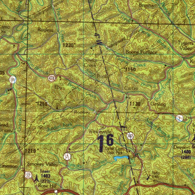 Huntington, 1989, 4th edition of JOG Air NJ-17-4 at 250000 scale Preview 2