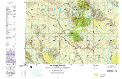 Jordan Valley, 1986, 1st edition of JOG Air NK-11-5 at 250000 scale Preview 1