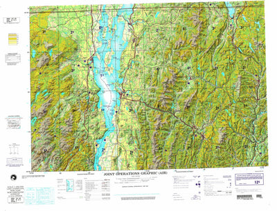 Lake Champlain, 1980, 2nd edition of JOG Air NL-18-12 at 250000 scale Preview 1