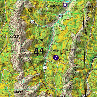 Lake Champlain, 1980, 2nd edition of JOG Air NL-18-12 at 250000 scale Preview 3