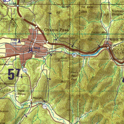 Medford, 1984, 1st edition of JOG Air NK-10-5 at 250000 scale Preview 2