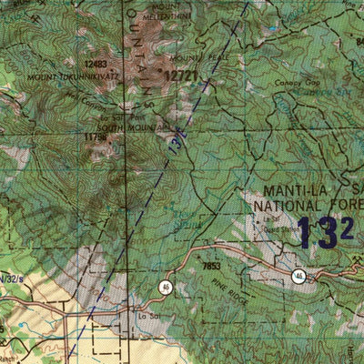 Moab, 1989, 3rd edition of JOG Air NJ-12-6 at 250000 scale Preview 2