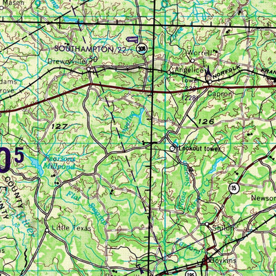 Norfolk, 1977, 2nd edition of JOG Air NJ-18-10 at 250000 scale Preview 3