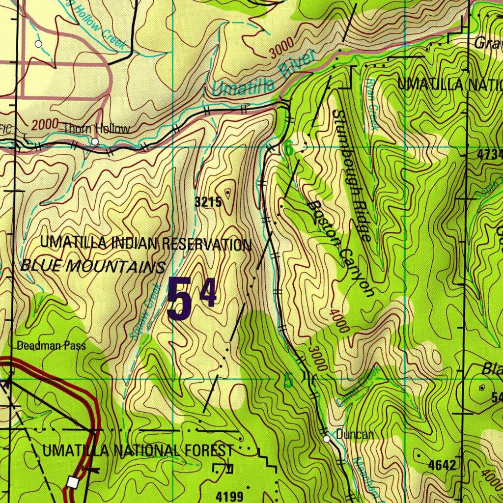 Pendleton Range Map Pendleton, 2001, 1st edition of JOG Air NL-11-7 at 250000 scale Map by ...