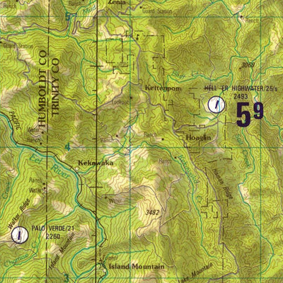 Redding, 1984, 1st edition of JOG Air NK-10-11 at 250000 scale Preview 3